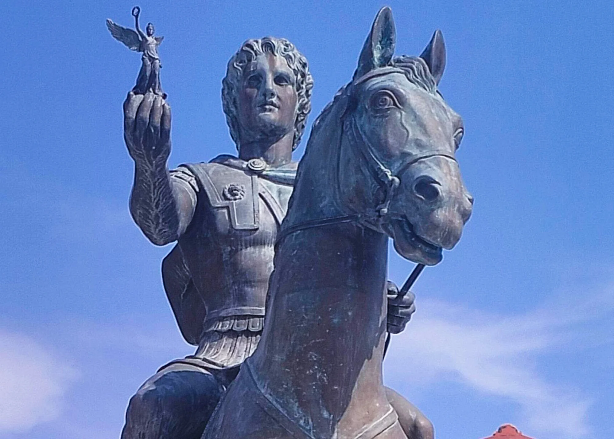 Alexander The Great Statue Closeup Tour