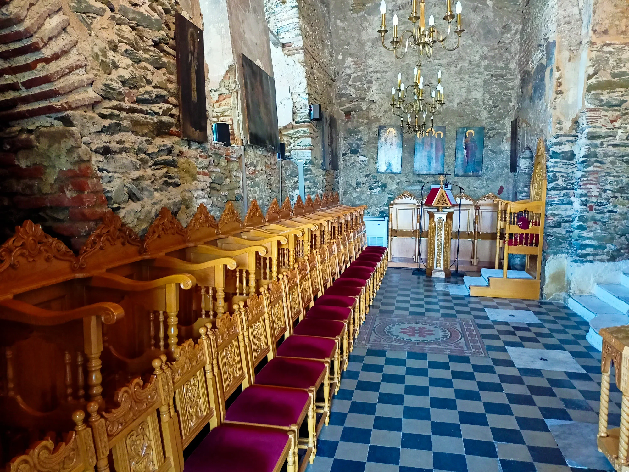 Saint Nicholas Orfanos Church Interior Thessaloniki