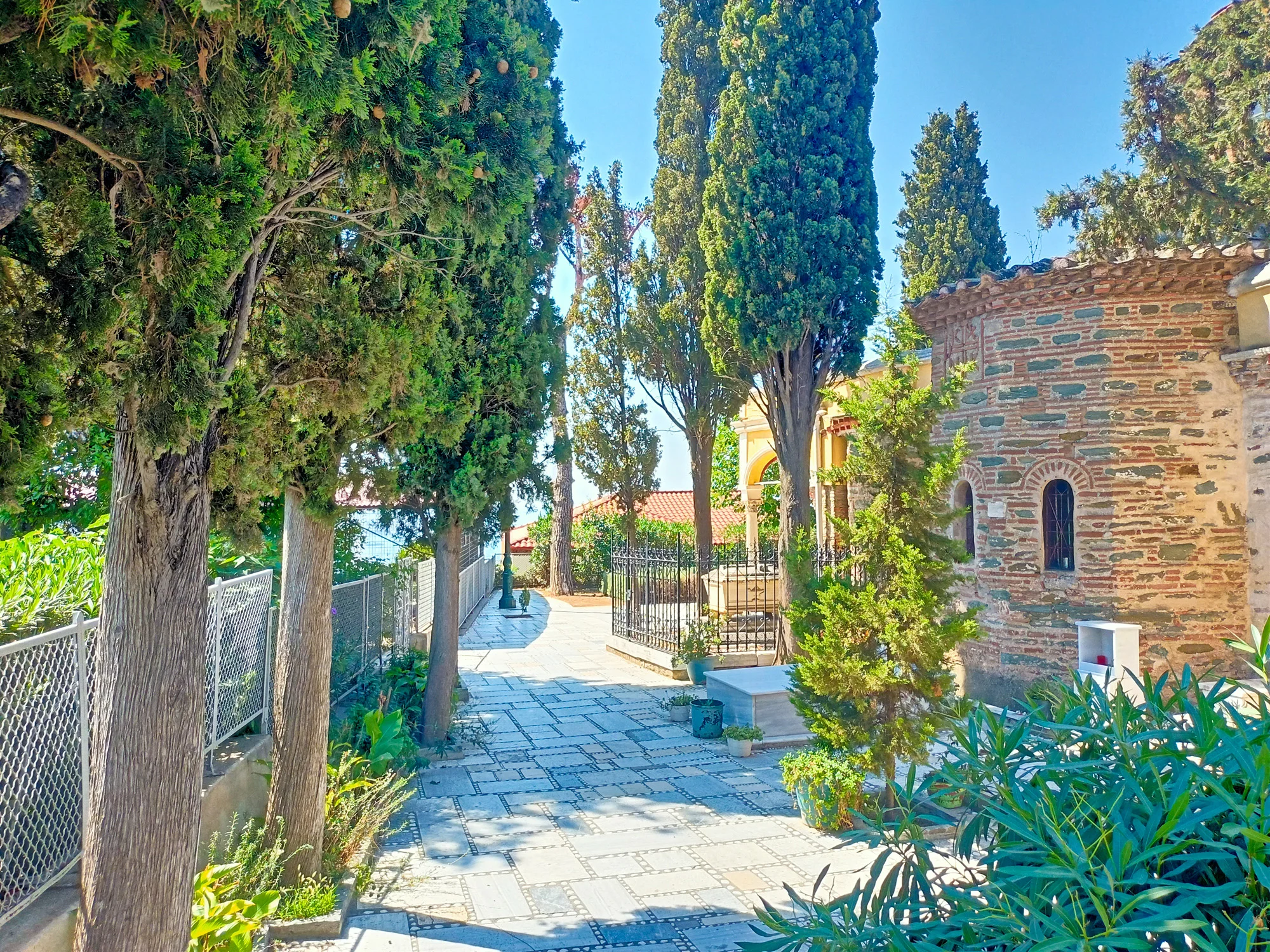 Saint Nicholas Orfanos Garden Thessaloniki Tour