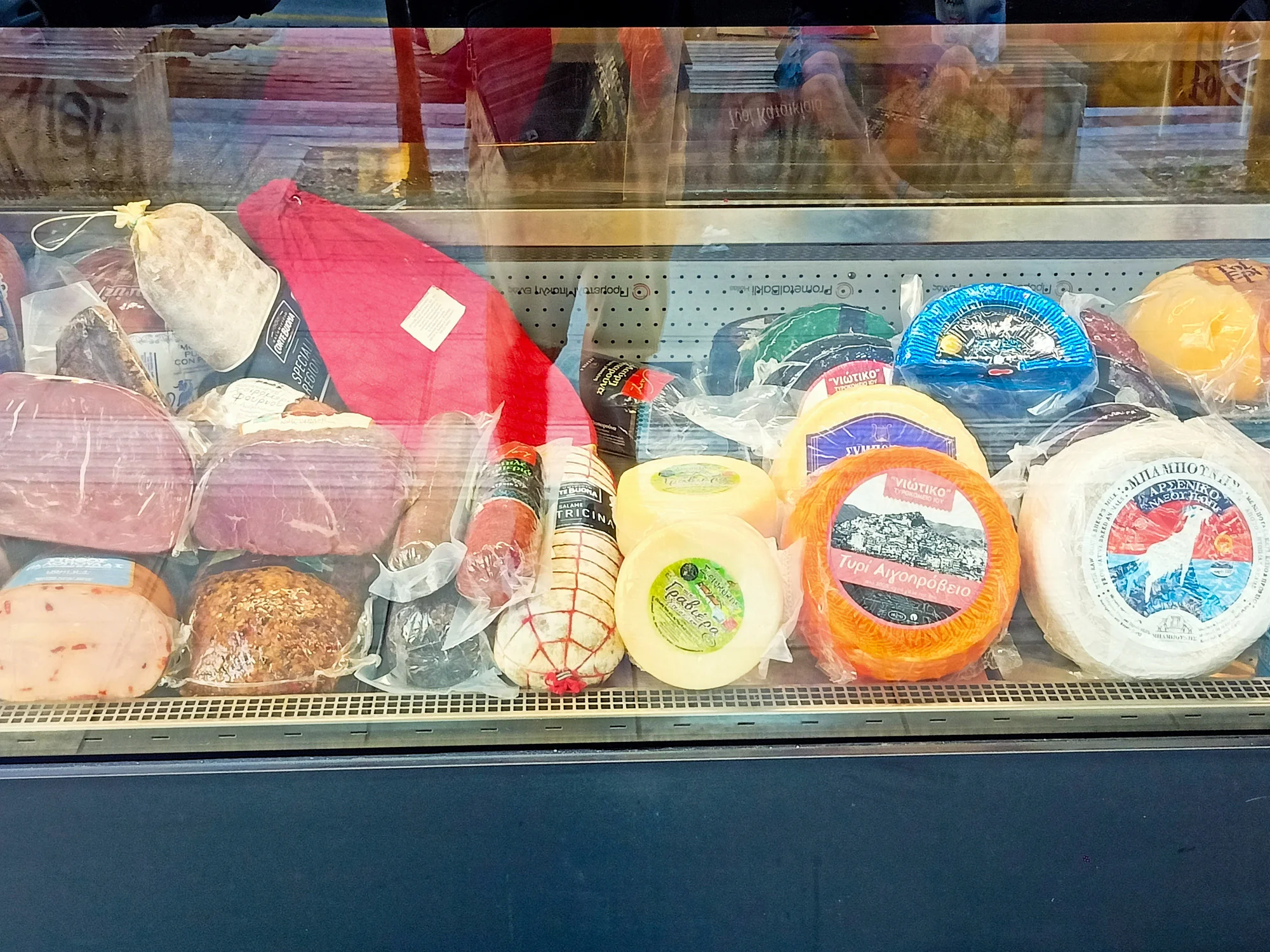 Thessaloniki Cheese And Deli Display Food Tour