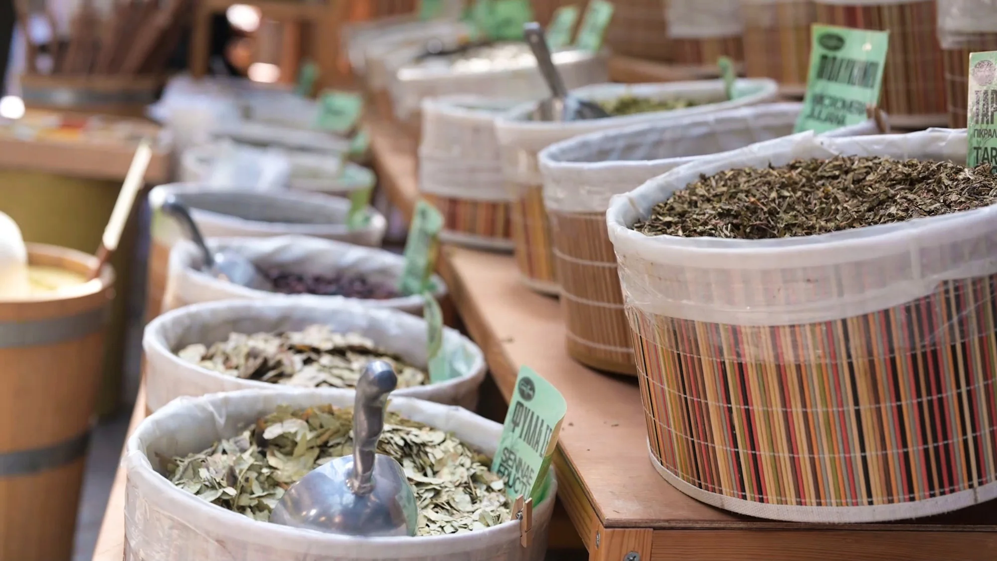 Thessaloniki Food Tour Herbs And Spices Market